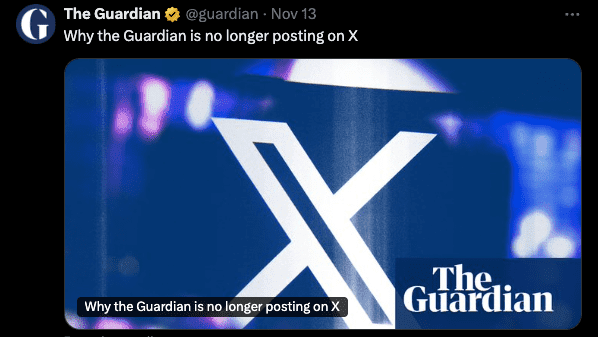 The Guardian’s Grand Exit From X: A Tale of Irony and Inconsistency